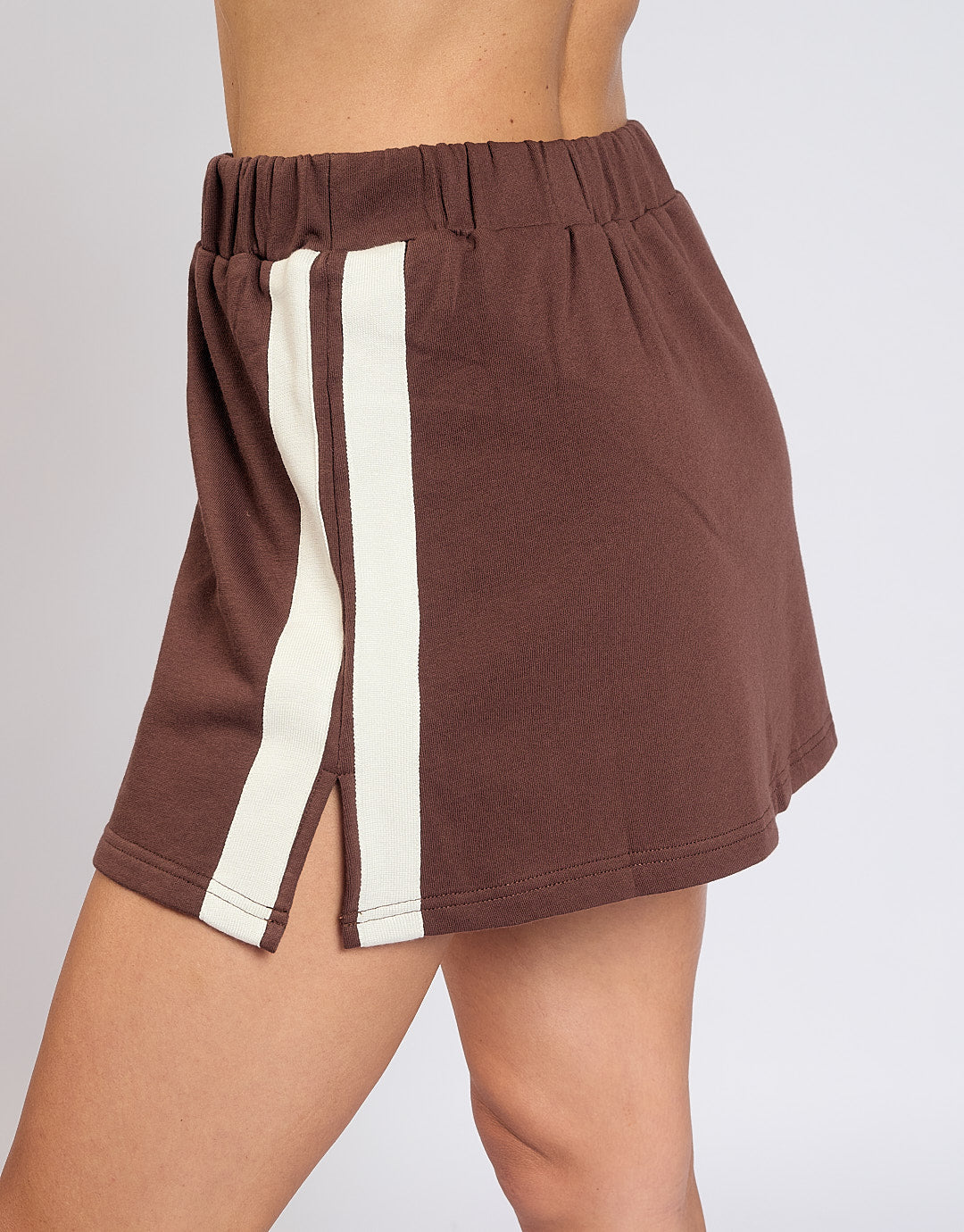 The Maya Mini Skirt / Chocolate