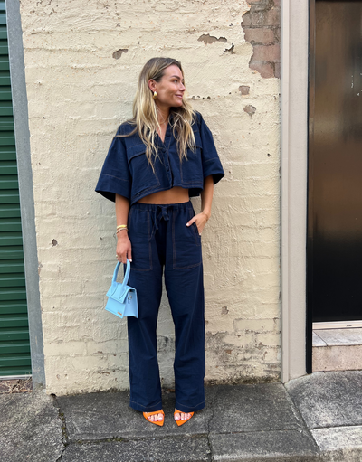 The Palma Pant / Midnight Blue