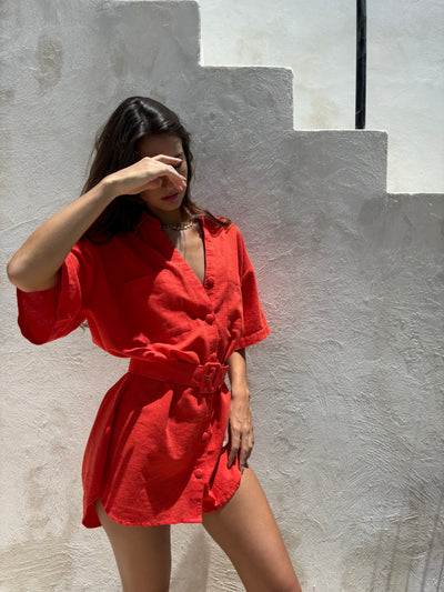 The Blake Dress / Red