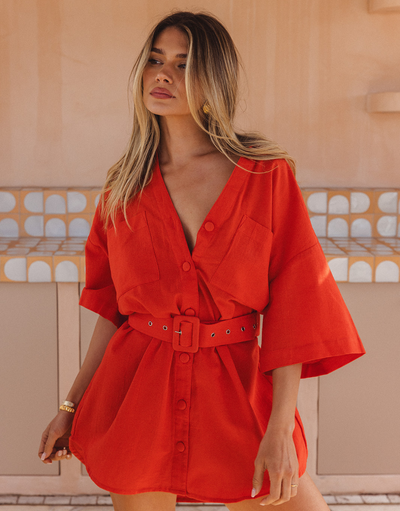 The Blake Dress / Red