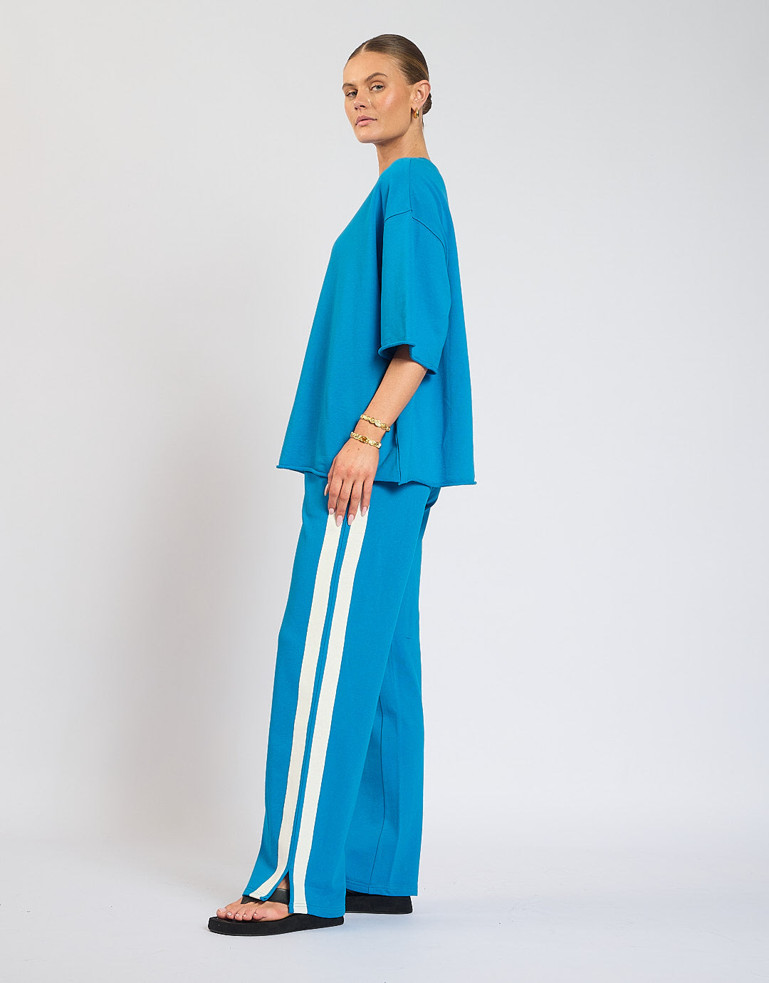 The Mason Tee / Azure Blue