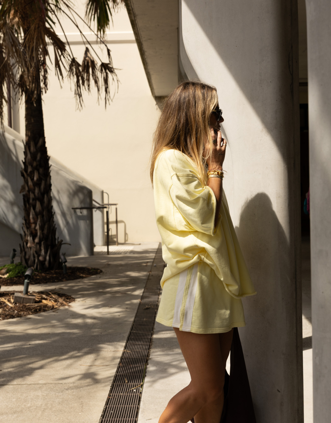 The Maya Mini Skirt / Lemon