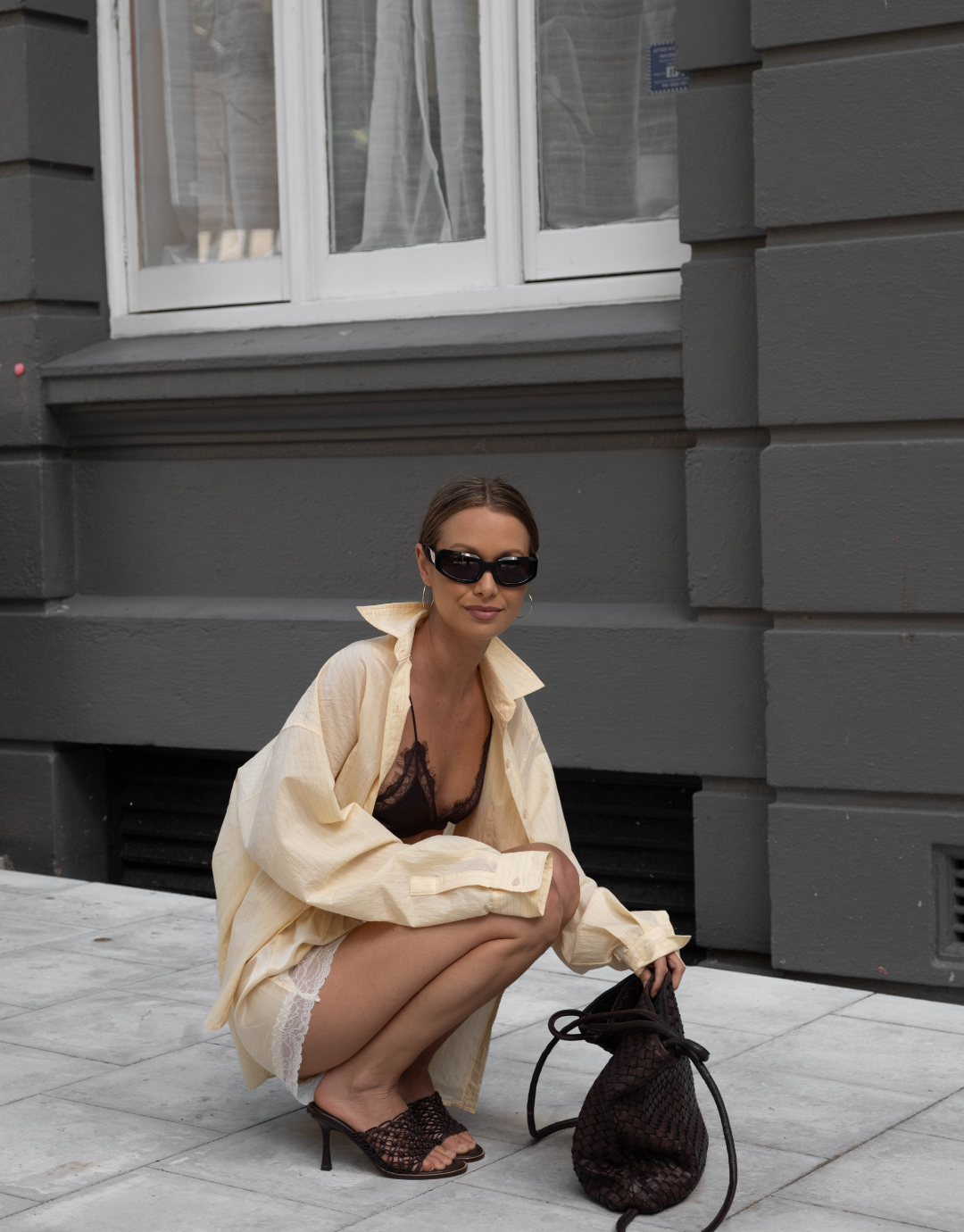 The Amélie Lace Shorts / Lemon