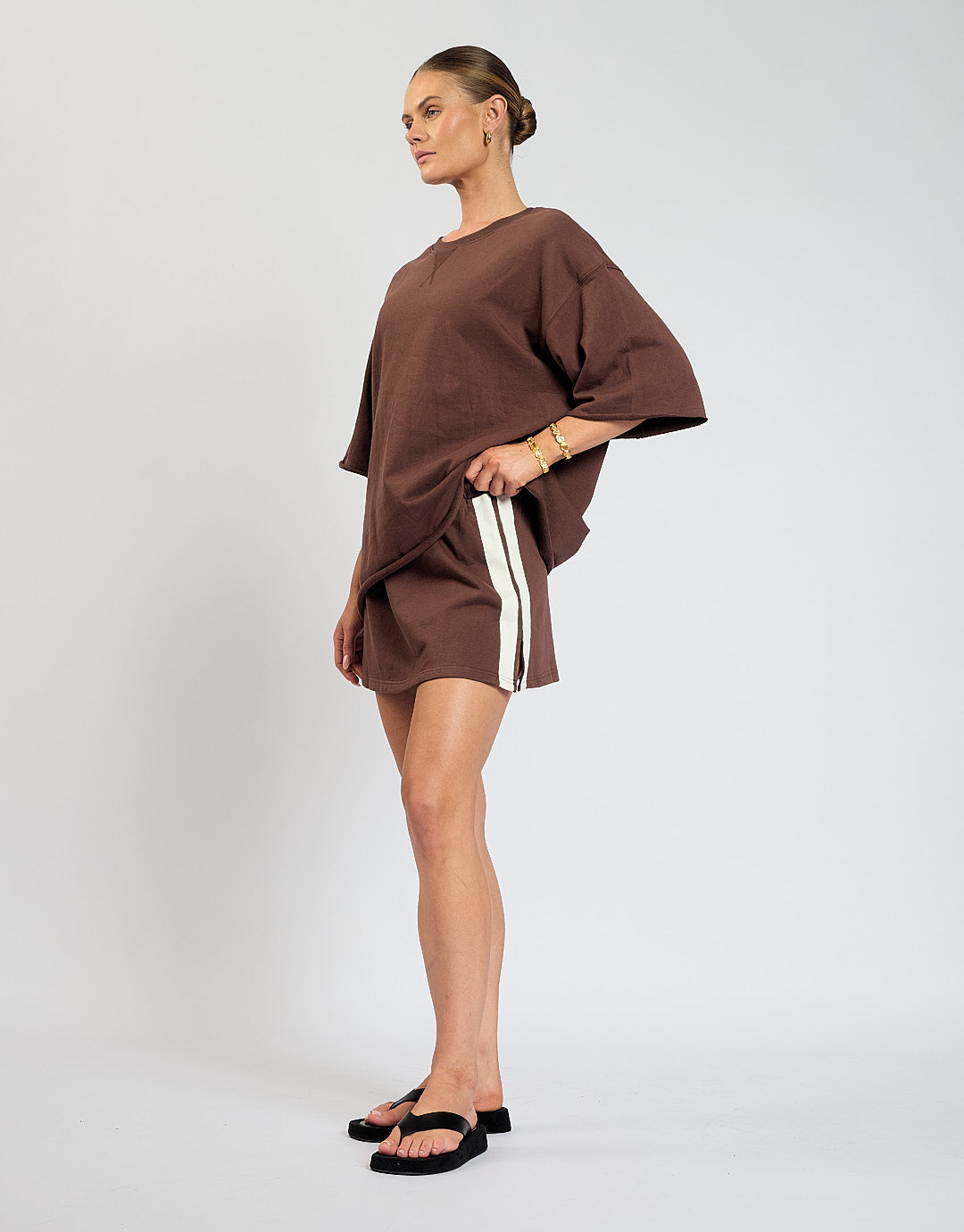 The Maya Mini Skirt / Chocolate