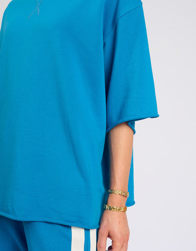 The Mason Tee / Azure Blue