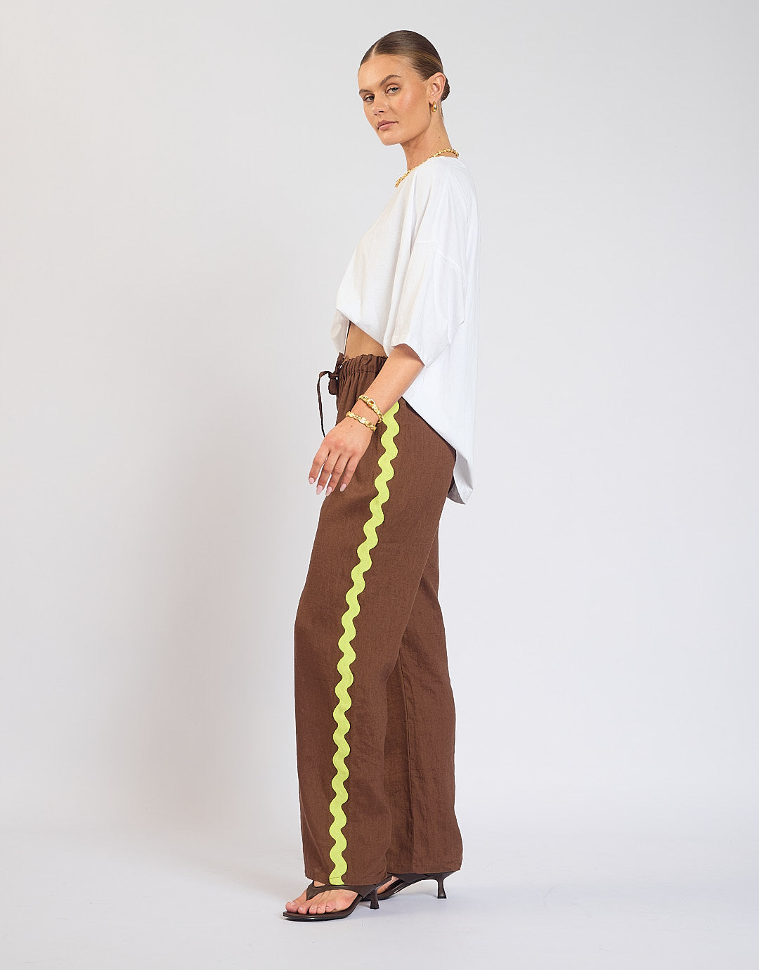 Kimi Pants / Chocolate – Luna Lane