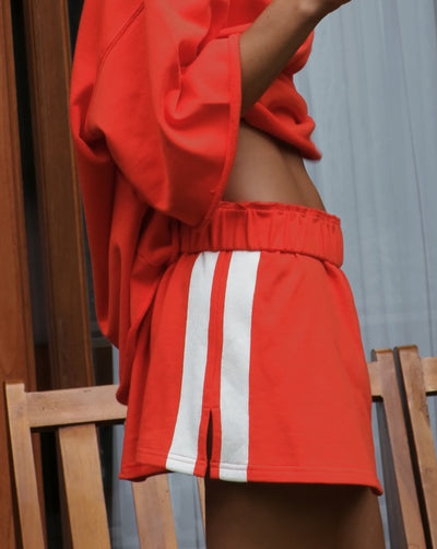 The Maya Mini Skirt / Chilli