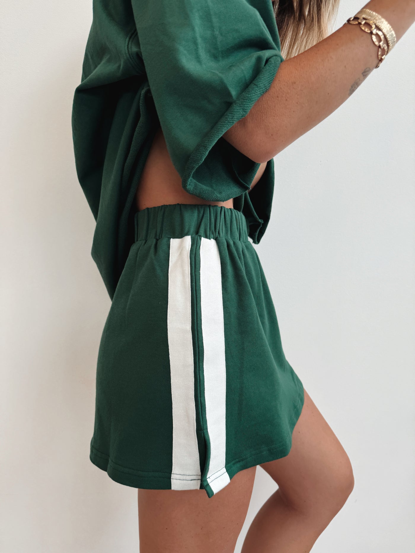 The Maya Mini Skirt / Forest Green