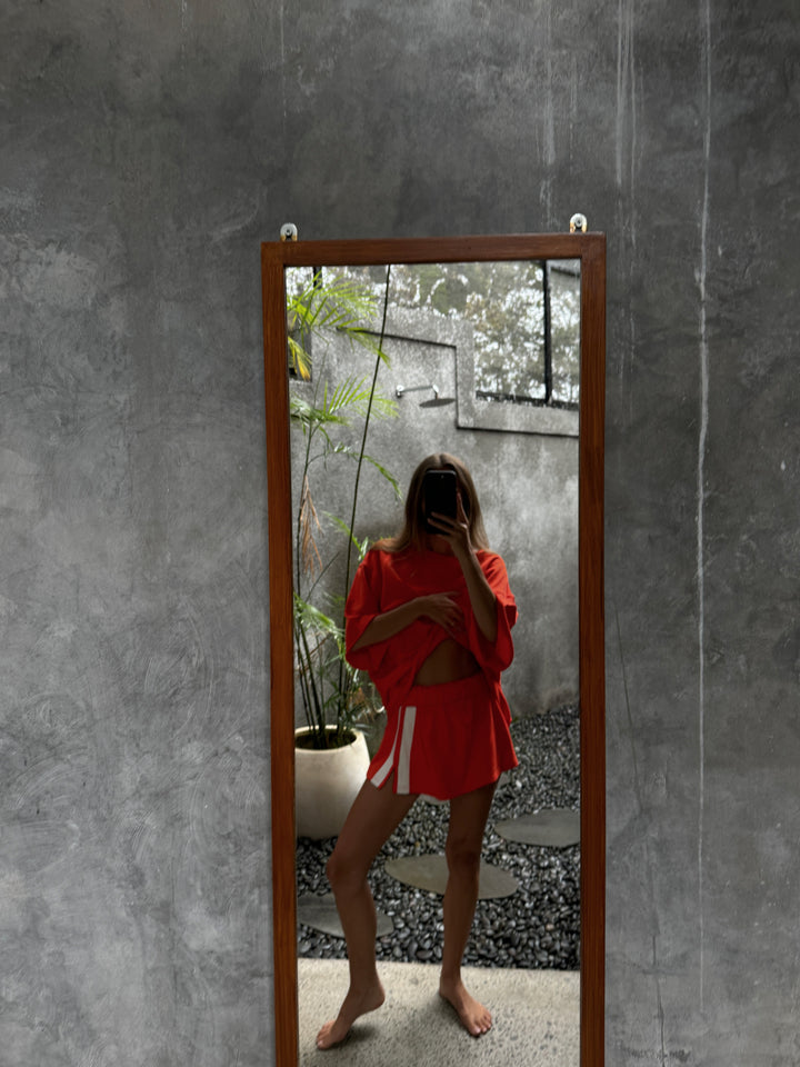 The Maya Mini Skirt / Chilli – Luna Lane