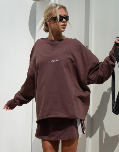 The Maya Mini Skirt / Chocolate