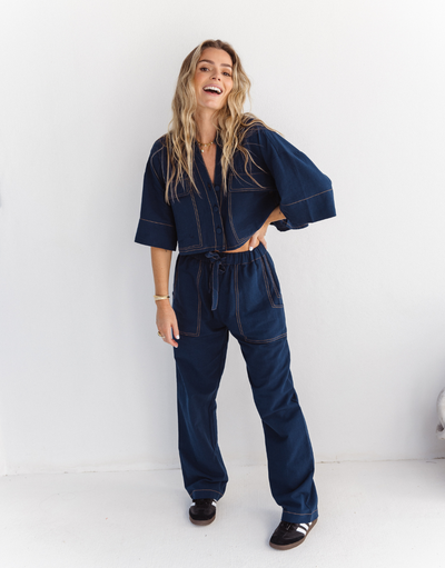 The Palma Pant / Midnight Blue