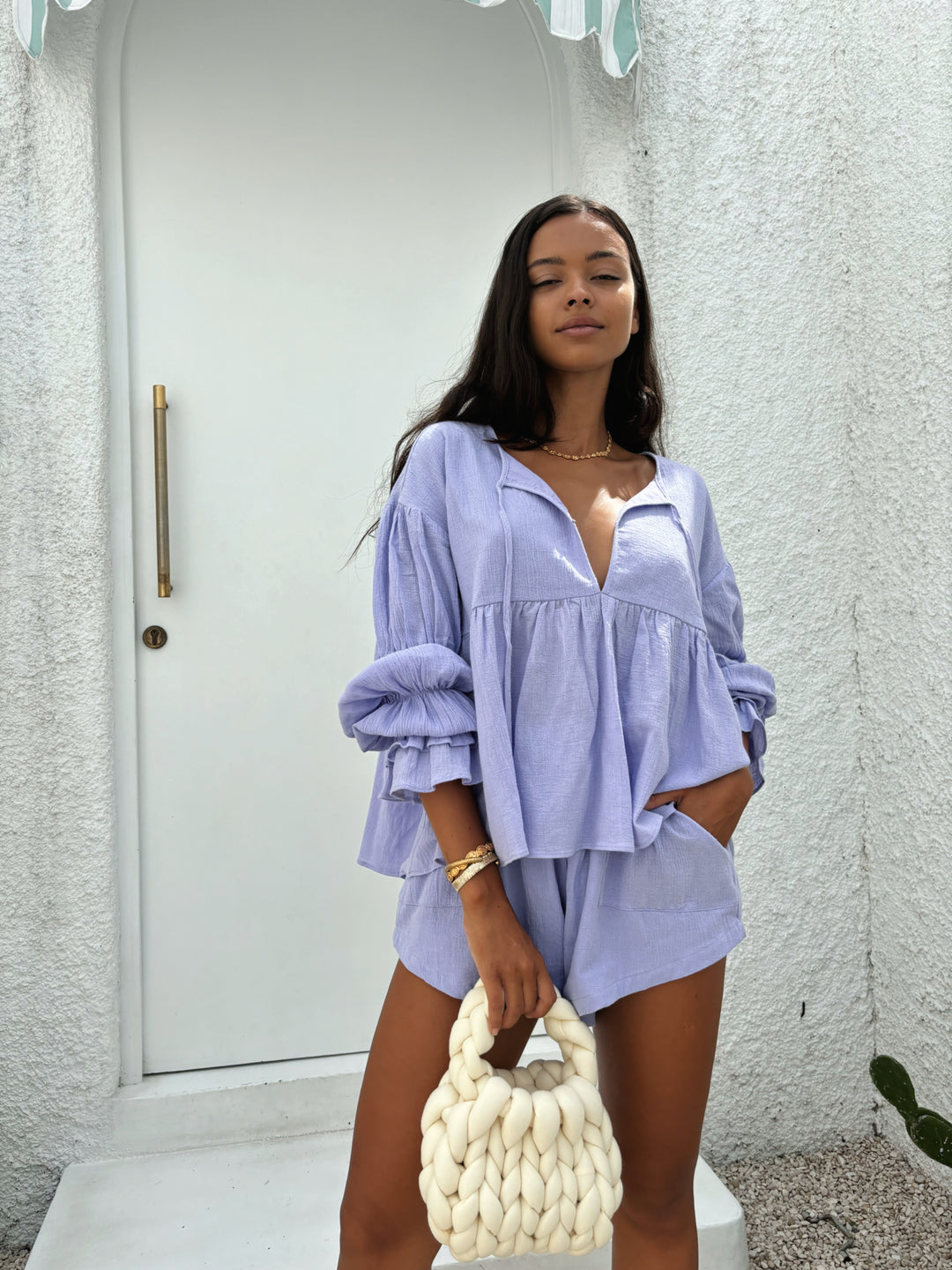 The Fox Shorts / Lilac – Luna Lane