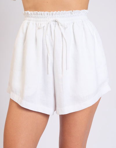 The Sal Short / Vanilla (100% Linen)