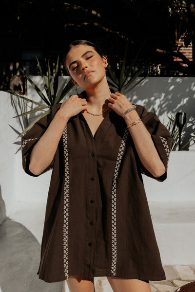 The Mimi Shirt Dress / Coco