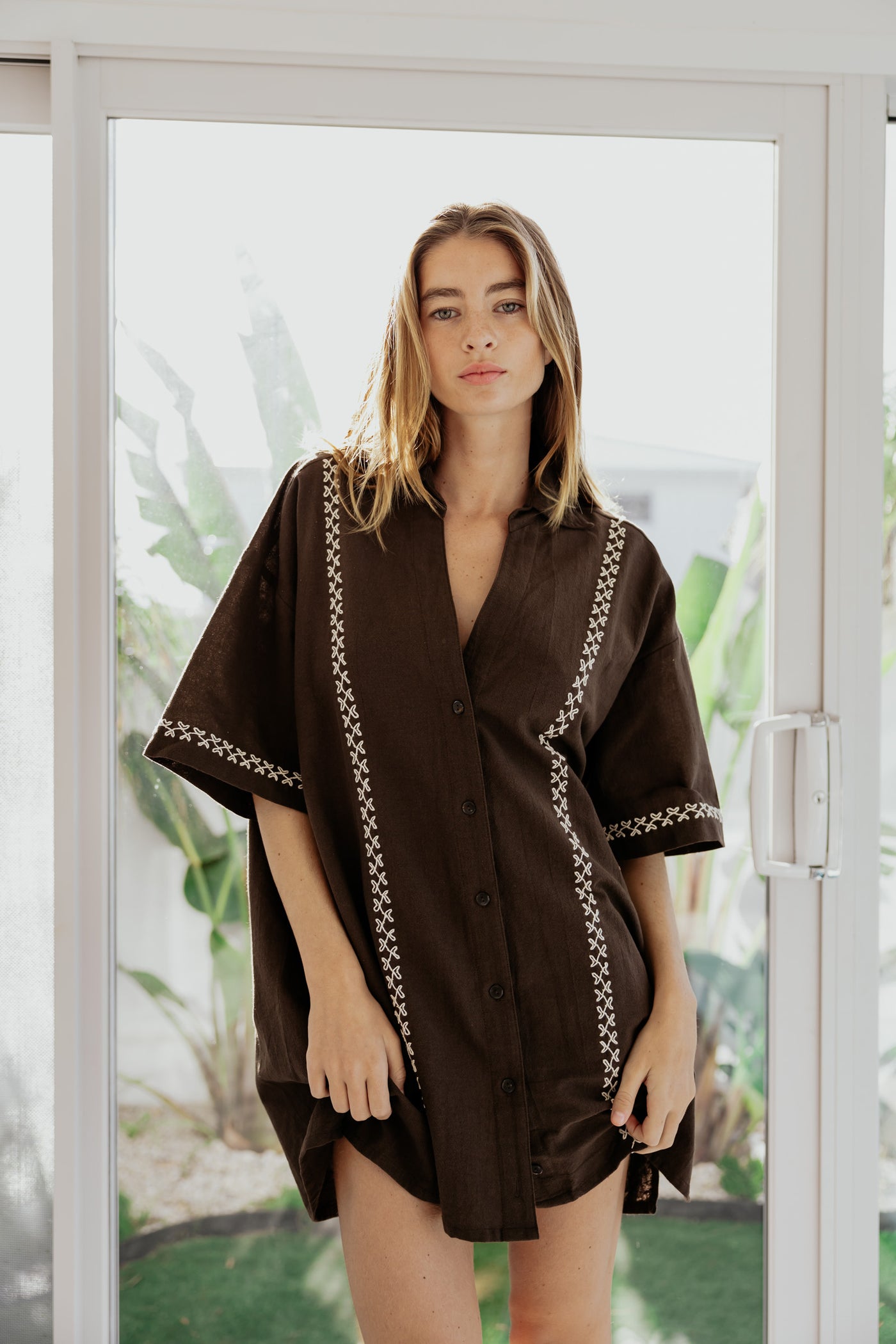 The Mimi Shirt Dress / Coco