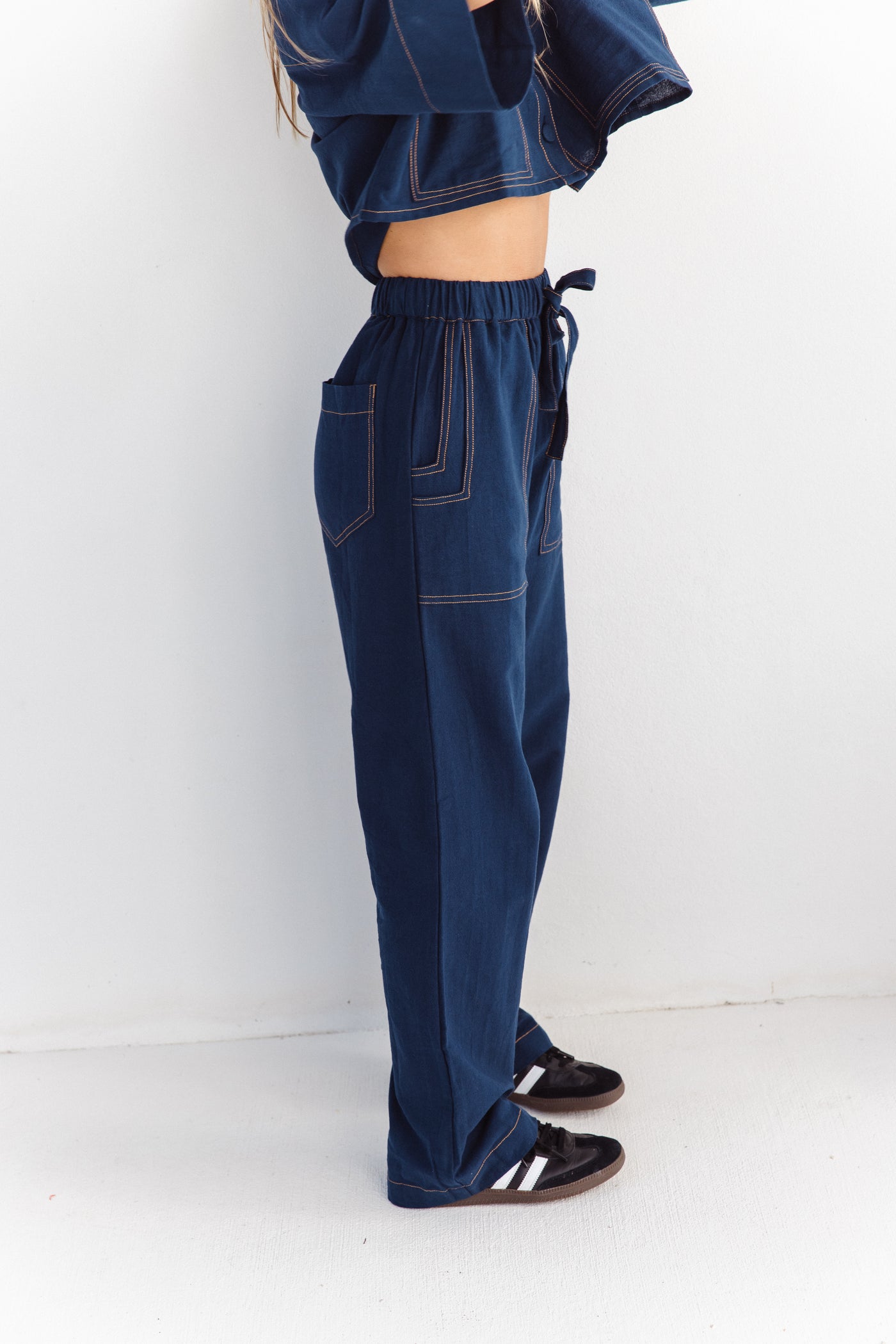 The Palma Pant / Midnight Blue - PRE ORDER