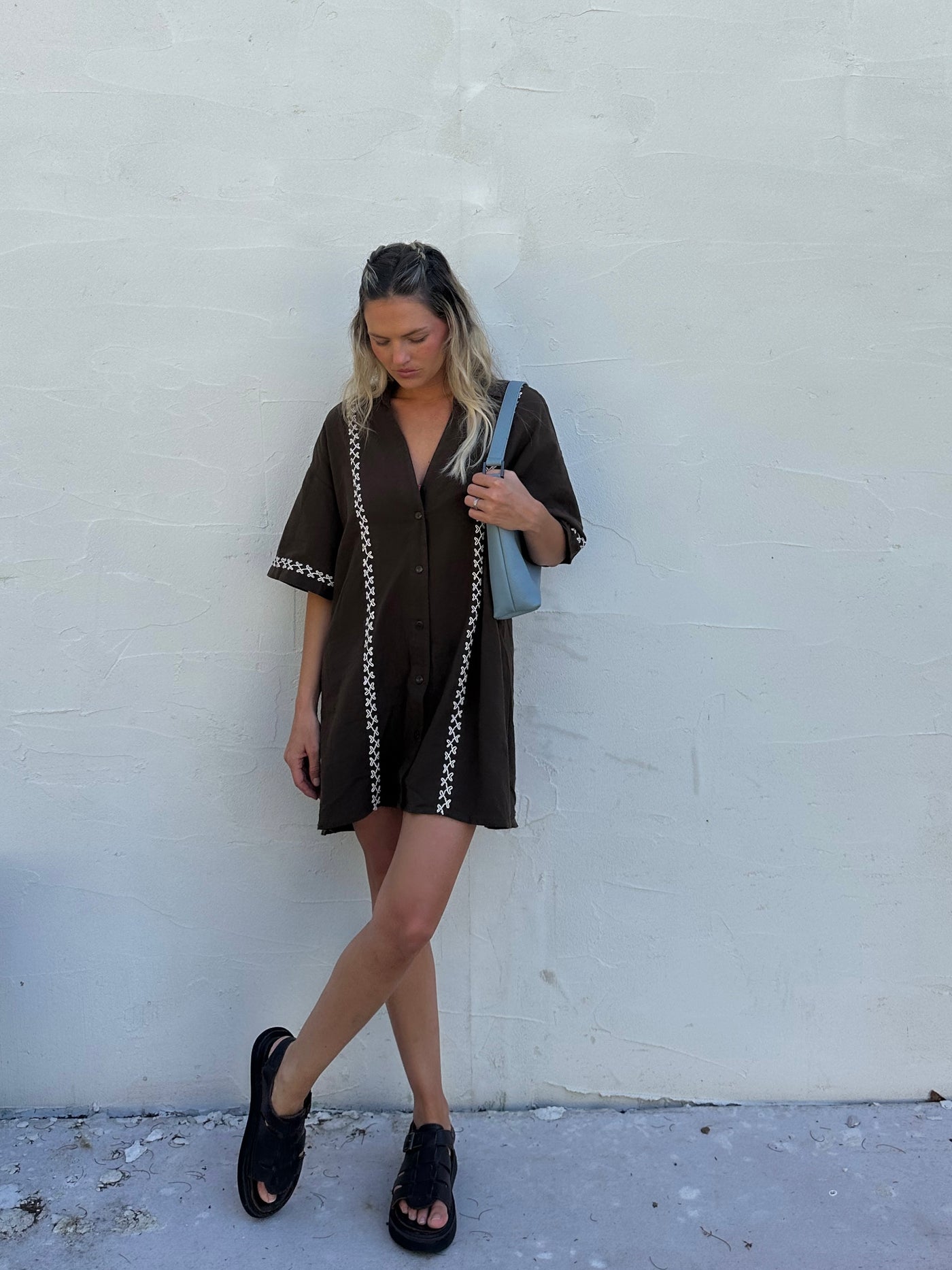 The Mimi Shirt Dress / Coco