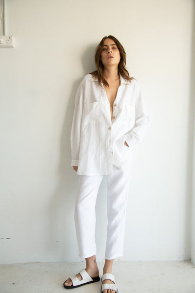 THE PIA PANT / VANILLA